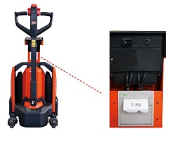Elektrinis palečių vežimėlis su svarstyklėmis PT E15N SC - 1500kg